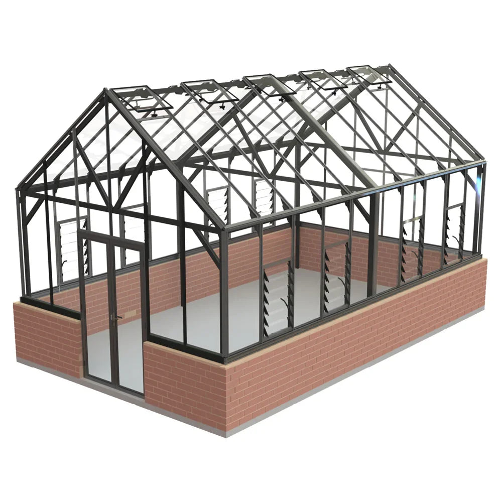 12x20ft (3.8x6.4m) Elite Glasshouse - wintergardenz.co.nz