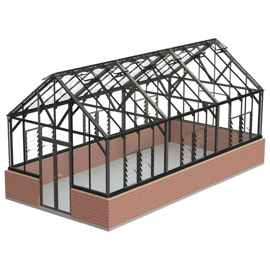 12x24ft (3.8x7.7m) Elite Glasshouse - wintergardenz.co.nz