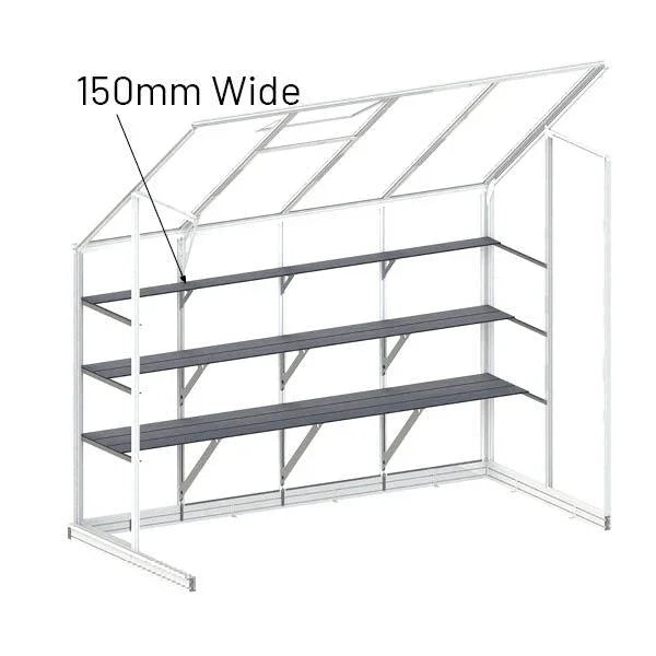 Single-Tier Shelving price per shelf - wintergardenz.co.nz