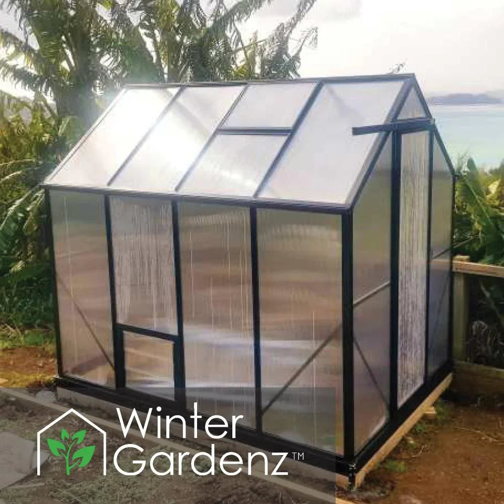  6x8ft (2x2.6m) Greenhouse 6mm Polycarbonate 