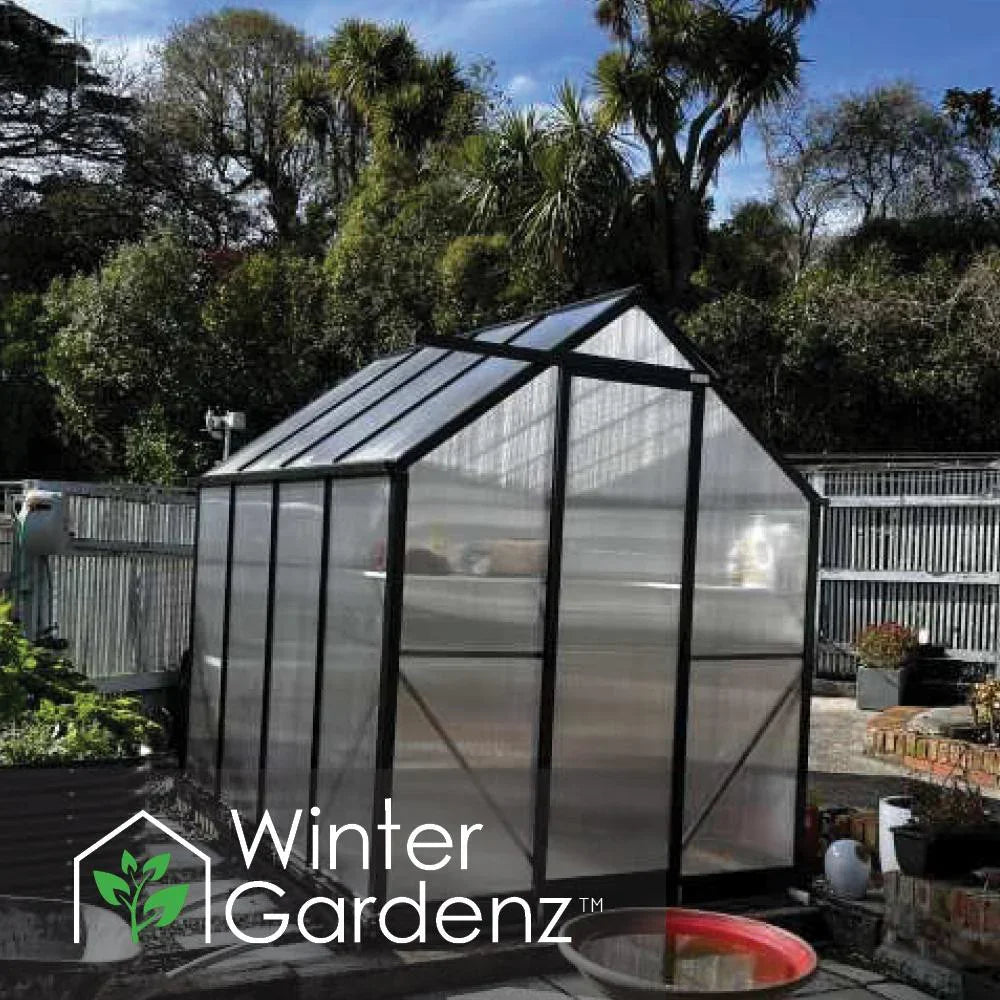  6x8ft (2x2.6m) Greenhouse 6mm Polycarbonate 
