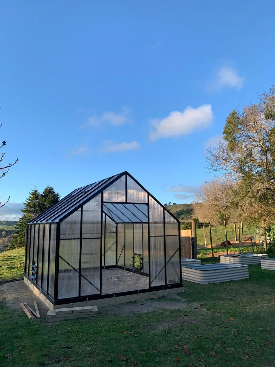 Winter Gardenz 10x12ft (3.2x3.8m)  Greenhouse 6mm Polycarbonate